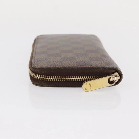 Authentic LOUIS VUITTON Damier Ebene Zippy Wallet bst336-120225 - Picture 4 of 16